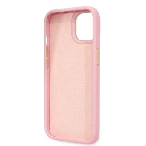 Eti na telefon Guess GUHCP14MHGCRHP do Apple iPhone 14 Plus 6,7" różowy/pink hardcase Croco Collection