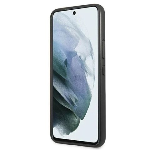 Etui na telefon BMW BMHCS22SPUCARTCBK do Samsung Galaxy S22 S901 black/czarny M Collection Triangles