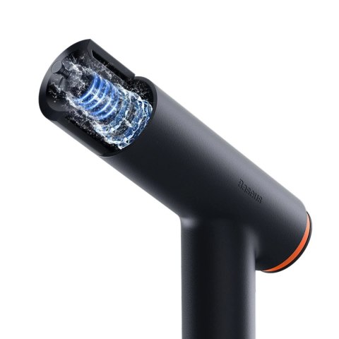 Baseus GF3 pistolet/myjka do auta ciemnoszara + teleskopowy wąż 7.5m i uniwersalne złącze (CPGF020113)