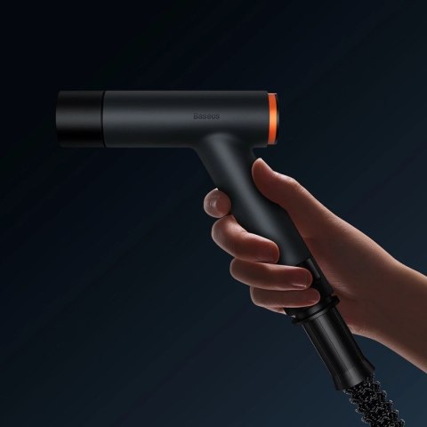 Baseus GF3 pistolet/myjka do auta ciemnoszara + teleskopowy wąż 7.5m i uniwersalne złącze (CPGF020113)