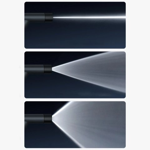 Baseus GF3 pistolet/myjka do auta ciemnoszara + teleskopowy wąż 7.5m i uniwersalne złącze (CPGF020113)