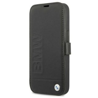 Etui na telefon BMW BMFLBKP13SSLLBK do Apple iPhone 13 Mini 5,4" czarny/black book Signature