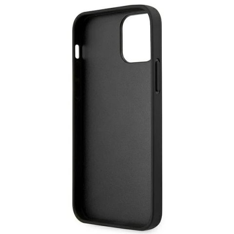 Etui na telefon BMW BMHCP12LMOCABK do Apple iPhone 12 Pro Max 6,7" czarny/black hardcase Carbon Tricolor