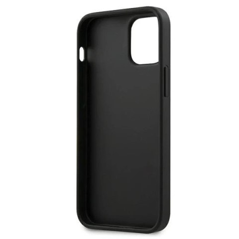 Etui na telefon BMW BMHCP12SCABBK do Apple iPhone 12 Mini 5,4" czarny/black hardcase M Collection PU Carbon