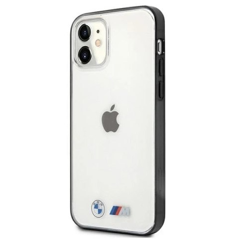 Etui na telefon BMW BMHCP12SMBTOK do Apple iPhone 12 Mini 5,4" transparent hardcase Sandblast