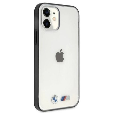 Etui na telefon BMW BMHCP12SMBTOK do Apple iPhone 12 Mini 5,4" transparent hardcase Sandblast