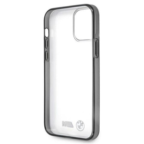 Etui na telefon BMW BMHCP12SMBTOK do Apple iPhone 12 Mini 5,4" transparent hardcase Sandblast
