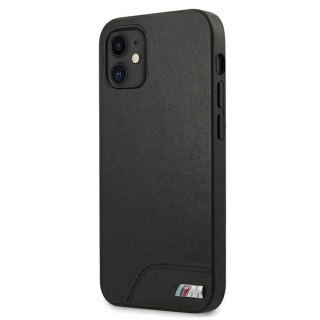 Etui na telefon BMW BMHCP12SMHOLBK do Apple iPhone 12 Mini 5,4" czarny/black hardcase M Collection Smooth PU