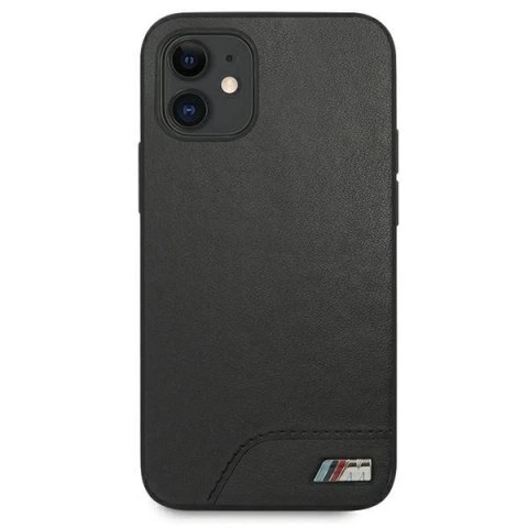 Etui na telefon BMW BMHCP12SMHOLBK do Apple iPhone 12 Mini 5,4" czarny/black hardcase M Collection Smooth PU