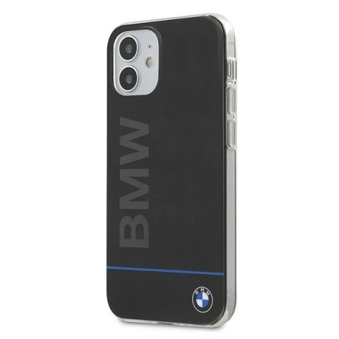 Etui na telefon BMW BMHCP12SPCUBBK do Apple iPhone 12 Mini 5,4" czarny/black hardcase Signature Printed Logo