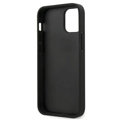 Etui na telefon BMW BMHCP12SPUCARTCBK do Apple iPhone 12 Mini 5,4" czarny/black hardcase M Collection PU Carbon Stripe