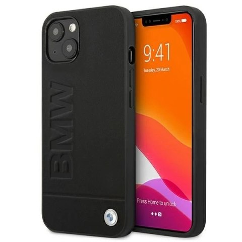 Etui na telefon BMW BMHCP13SSLLBK do Apple iPhone 13 Mini 5,4" czarny/black hardcase Signature Logo Imprint