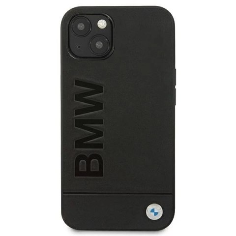 Etui na telefon BMW BMHCP13SSLLBK do Apple iPhone 13 Mini 5,4" czarny/black hardcase Signature Logo Imprint