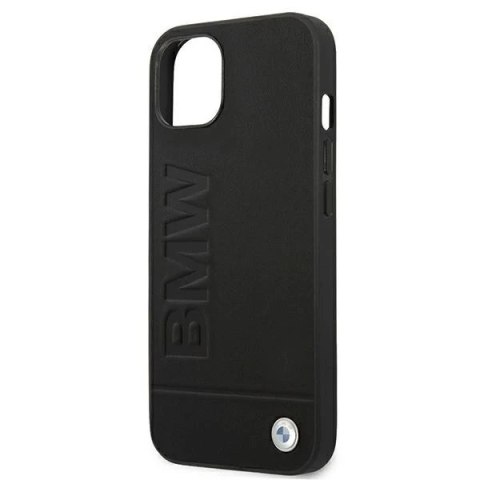 Etui na telefon BMW BMHCP13SSLLBK do Apple iPhone 13 Mini 5,4" czarny/black hardcase Signature Logo Imprint