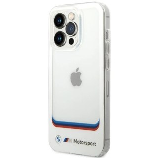 Etui na telefon BMW BMHCP14L22HMCH do Apple iPhone 14 Pro 6,1" biały/white Transparent Center
