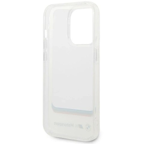 Etui na telefon BMW BMHCP14L22HMCH do Apple iPhone 14 Pro 6,1" biały/white Transparent Center