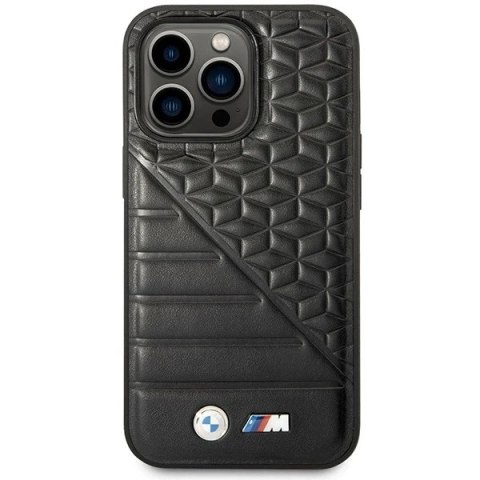 Etui na telefon BMW BMHCP14L22PMGK do Apple iPhone 14 Pro 6,1" czarny/black Bi Pattern