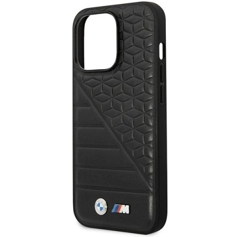 Etui na telefon BMW BMHCP14L22PMGK do Apple iPhone 14 Pro 6,1" czarny/black Bi Pattern