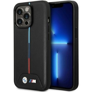 Etui na telefon BMW BMHCP14L22PVTK do Apple iPhone 14 Pro 6,1" czarny/black Quilted Tricolor