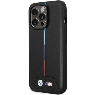 Etui na telefon BMW BMHCP14L22PVTK do Apple iPhone 14 Pro 6,1" czarny/black Quilted Tricolor