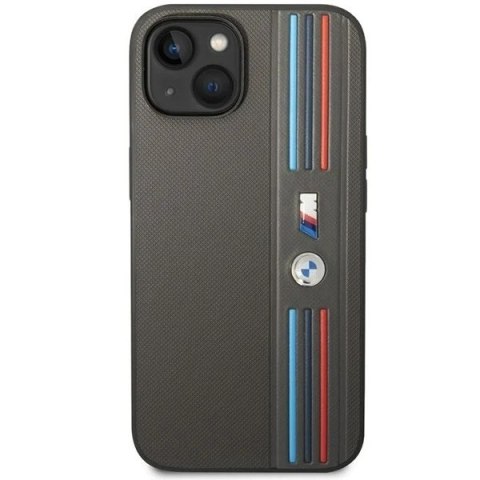Etui na telefon BMW BMHCP14M22PPMA do Apple iPhone 14 Plus 6,7" szary/grey Tricolor M Collection