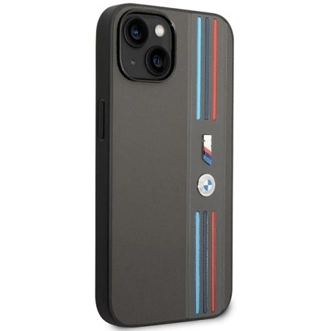 Etui na telefon BMW BMHCP14M22PPMA do Apple iPhone 14 Plus 6,7" szary/grey Tricolor M Collection
