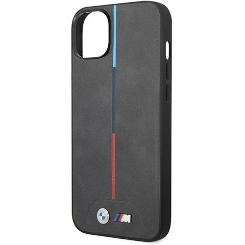 Etui na telefon BMW BMHCP14M22PVTA do Apple iPhone 14 Plus 6,7" szary/grey Quilted Tricolor