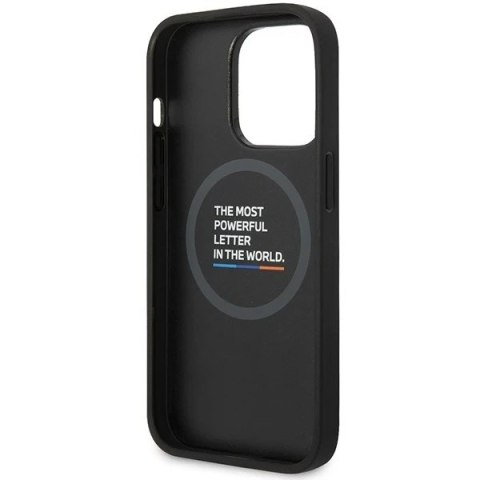 Etui na telefon BMW BMHMP14L22NBCK do Apple iPhone 14 Pro 6,1" czarny/black Carbon MagSafe