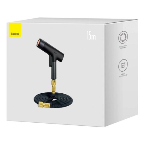 Baseus GF4 dysza do mycia samochodu + wąż 15M czarny (CPYY010101)