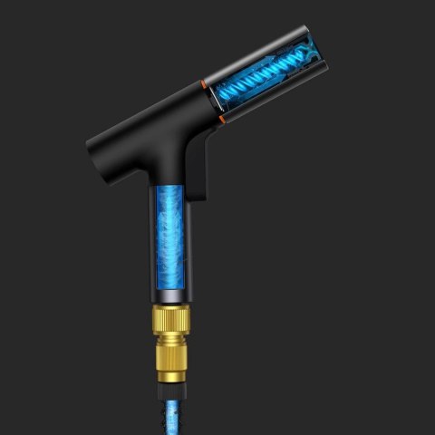 Baseus pistolet do mycia samochodu Baseus - zraszacz, myjka do auta 15 m - czarny (GF5)
