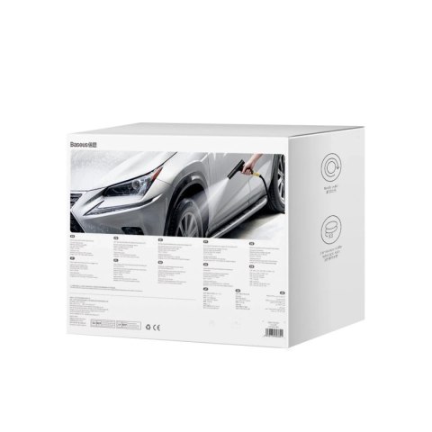 Baseus pistolet do mycia samochodu Baseus - zraszacz, myjka do auta 7,5 m - czarny (GF5)