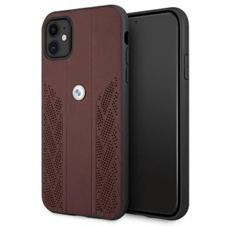 Etui BMW BMHCN61RSPPR do Apple iPhone 11/ Xr hardcase Leather Curve Perforate