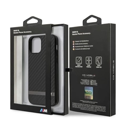 Etui BMW BMHCP12MASCFBK do Apple iPhone 12/12 Pro 6,1" hardcase M Collection Carbon