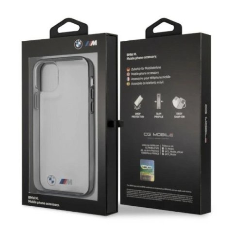 Etui BMW BMHCP12MMBTOK do Apple iPhone 12/12 Pro 6,1" hardcase Sandblast