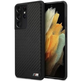 Etui BMW BMHCS21LCABBK do Samsung Galaxy S21 Ultra G998 hardcase M Collection PU Carbon