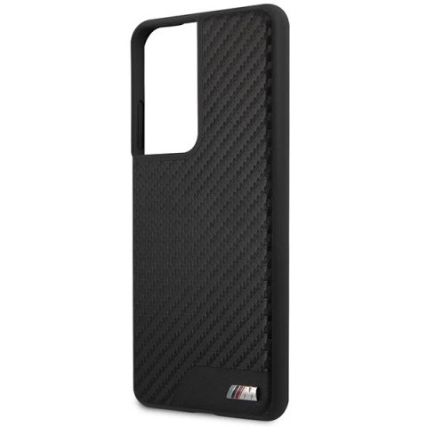 Etui BMW BMHCS21LCABBK do Samsung Galaxy S21 Ultra G998 hardcase M Collection PU Carbon