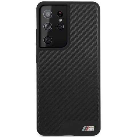 Etui BMW BMHCS21LCABBK do Samsung Galaxy S21 Ultra G998 hardcase M Collection PU Carbon