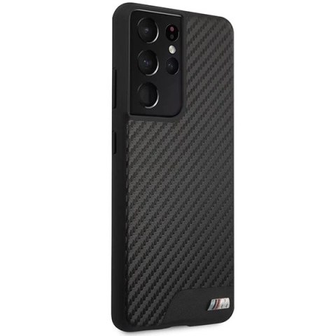 Etui BMW BMHCS21LCABBK do Samsung Galaxy S21 Ultra G998 hardcase M Collection PU Carbon