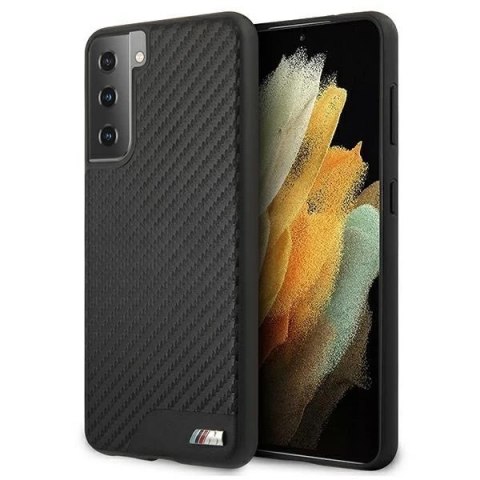 Etui BMW BMHCS21MCABBK do Samsung Galaxy S21+ Plus G996 hardcase M Collection PU Carbon