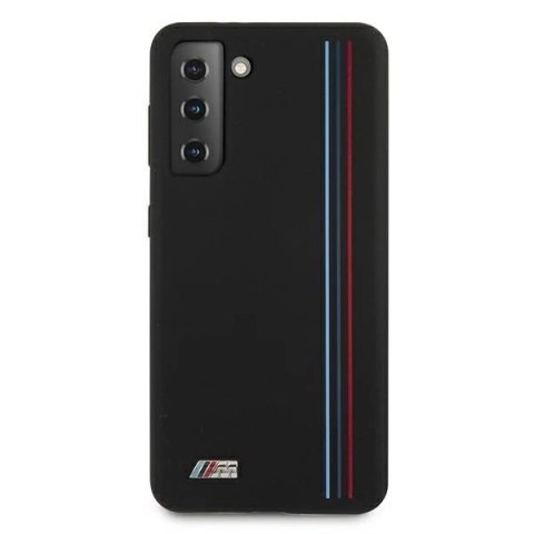 Etui BMW BMHCS21MSIVTBK do Samsung Galaxy S21 Plus G996 Silicone Stripes M Collection