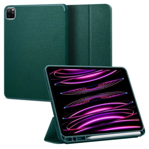 Etui Spigen Urban Fit do AppleiPad Pro 12.9 2020 / 2021 / 2022 / iPad Air 13 2024 Midnight Green
