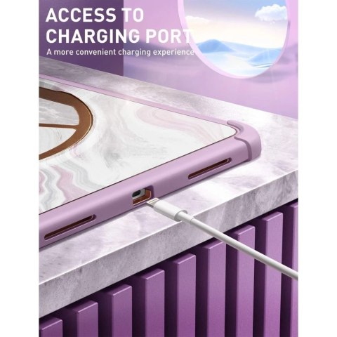 Etui Supcase Cosmo do Apple iPad 10.9 2022 Marble Purple