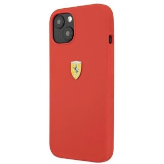 Etui na telefon Ferrari iPhone 13 6,1" czerwony/red hardcase Silicone