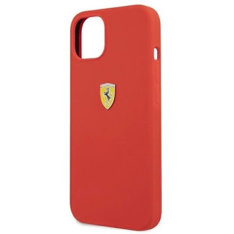 Etui na telefon Ferrari iPhone 13 6,1" czerwony/red hardcase Silicone