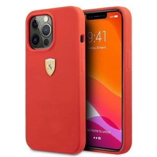 Etui na telefon Ferrari iPhone 13 Pro / 13 6,1" czerwony/red hardcase Silicone
