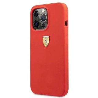 Etui na telefon Ferrari iPhone 13 Pro / 13 6,1" czerwony/red hardcase Silicone