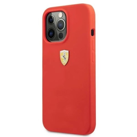 Etui na telefon Ferrari iPhone 13 Pro / 13 6,1" czerwony/red hardcase Silicone