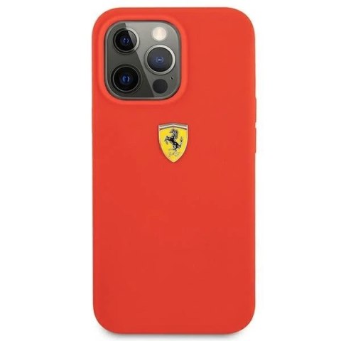 Etui na telefon Ferrari iPhone 13 Pro / 13 6,1" czerwony/red hardcase Silicone