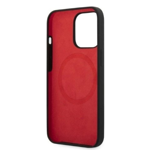 Etui na telefon Ferrari iPhone Phone 13 Pro / 13 6,1" czarny/black hardcase Silicone MagSafe