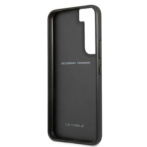 Tui na telefon Ferrari Hardcase do Samsung Galaxy S22 czarny/black hardcase On Track Carbon Stripe